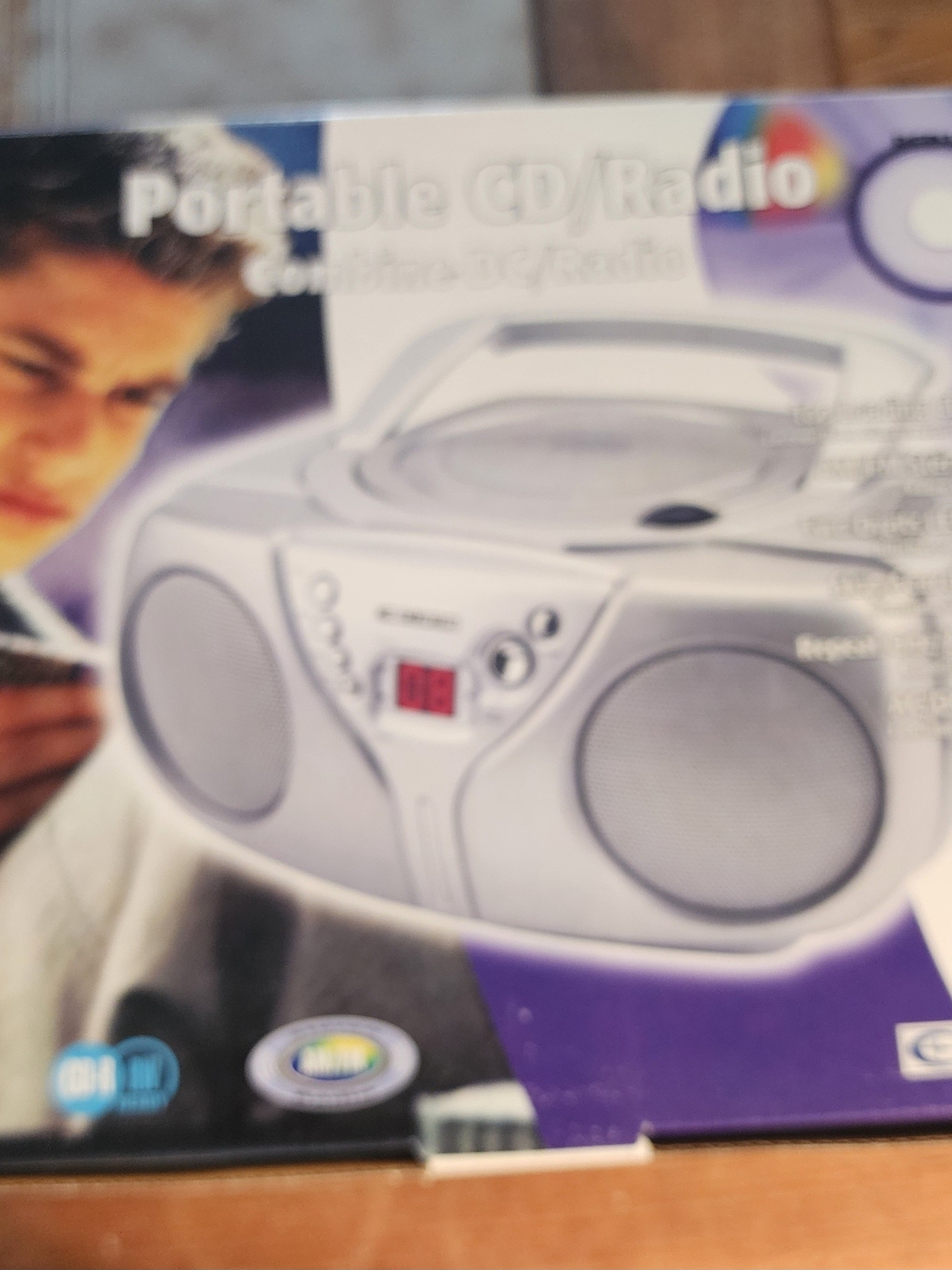 Curtis Portable CD/Radio Boombox New, Open Box